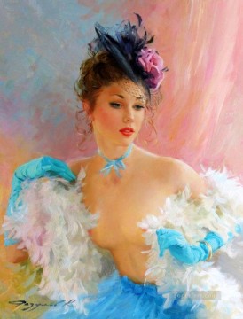 Impressionist Nude Painting - Beautiful Girl KR 038 Impressionist nude